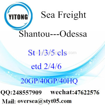 Mar de puerto de Shantou flete a Odessa